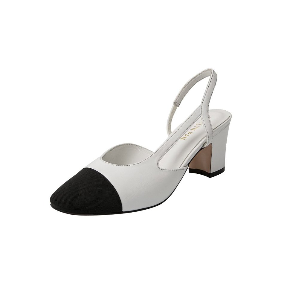 Kaitlyn Pan Cap Toe Slingback Heel